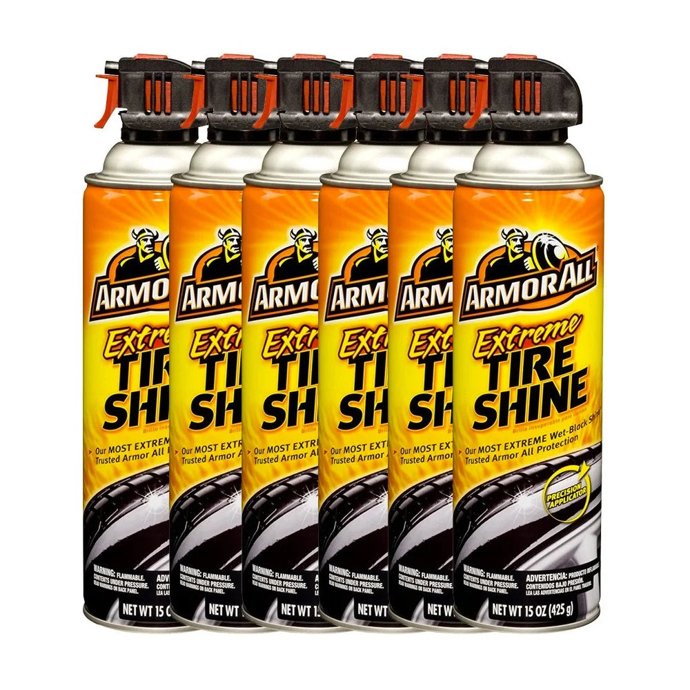 15 oz Tire Shine Aerosol Pack of 6 E280258