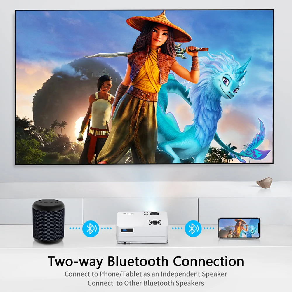12000LM Native 1080P HD Projector with WiFi and Bluetooth G42546