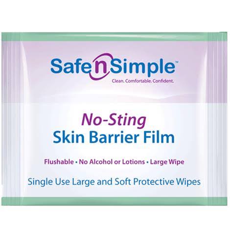 Skin Barrier No-Sting Wipe 5 x 7 25/Pack F98828