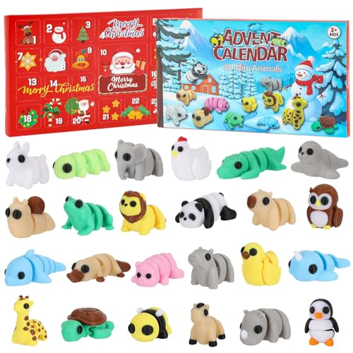 3D Printed Animal Advent Calendar Set B176441