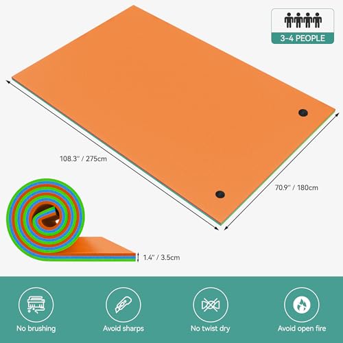 9' 12' 3-Layer XPE Floating Mat W6421