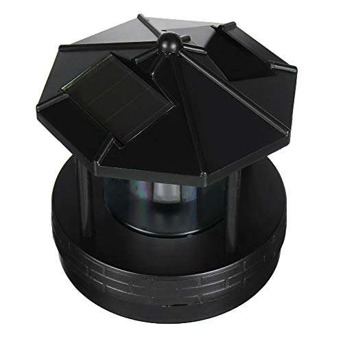 Black Rotatable Waterproof Solar Lights M66948