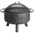 Wood Burning Fire Pit with Spark Guard X33569