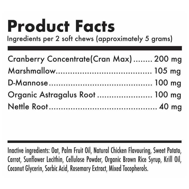 Cranberry UTI Chews for Dogs J363