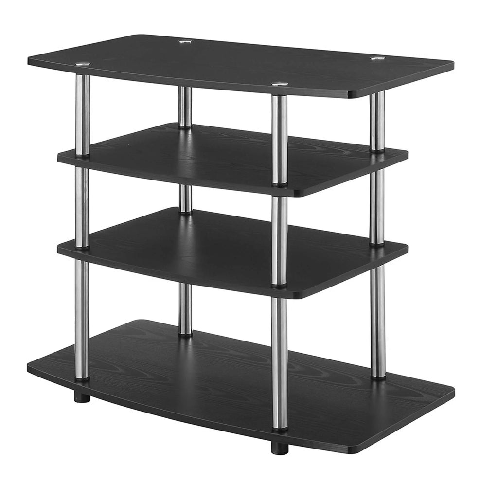 Black Highboy TV Stand C33221