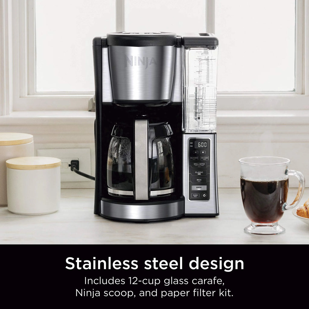 12-Cup Programmable Coffee Maker with Glass Carafe U3910