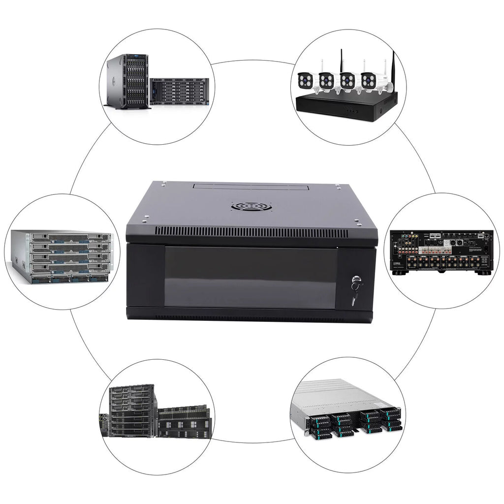 24" Deep 4U Lockable Server Rack Cabinet N433020