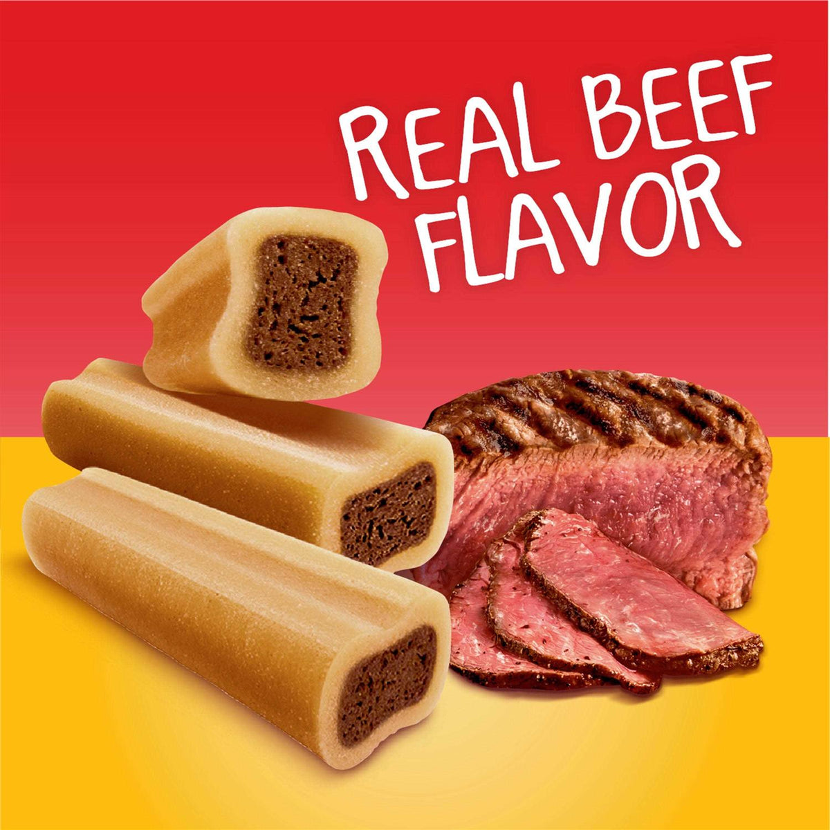 Real Beef Flavor Mini Dog Treats E891