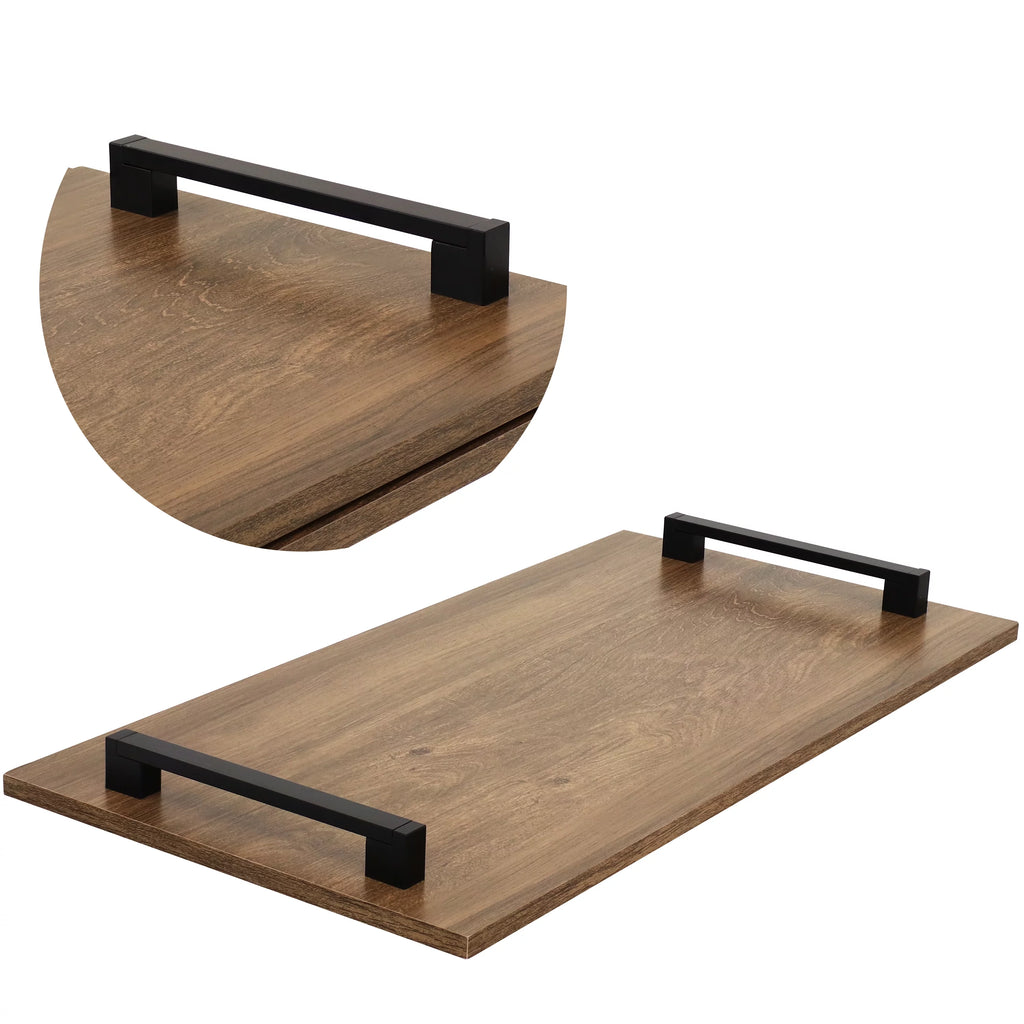 Brown Coffee Table with Removable Serving Tray U305469