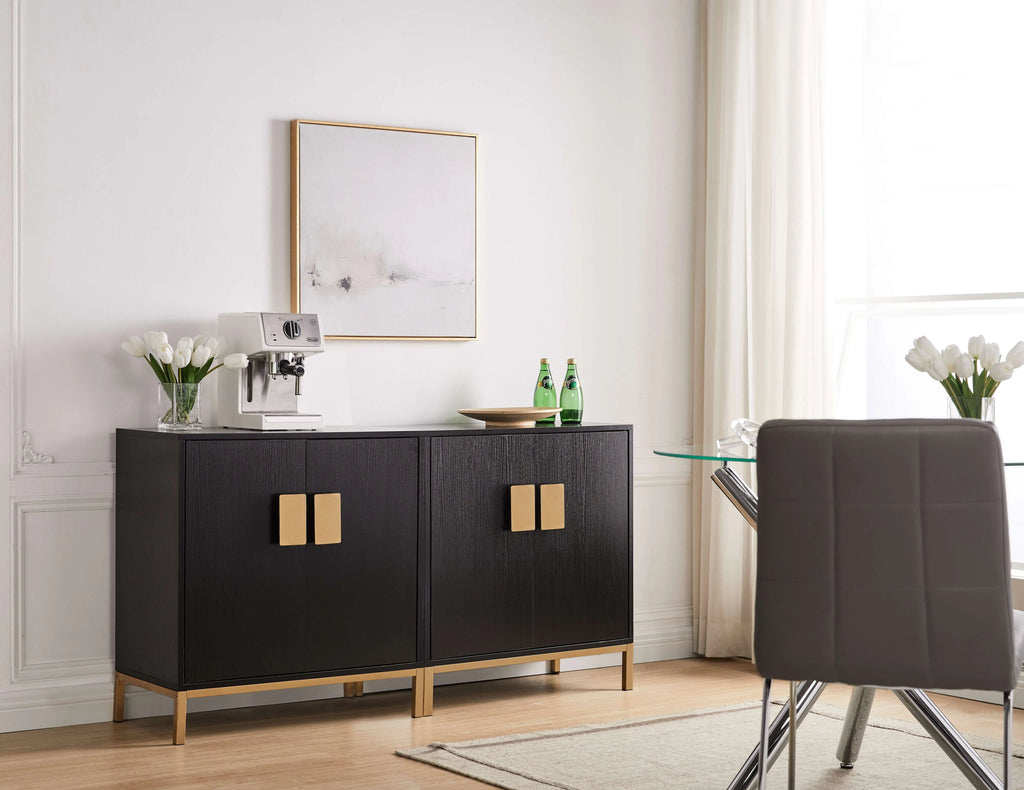 2 Door Modern Wood Accent Cabinet Z58417