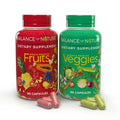 Fruits & Veggies Supplements 90 Fruit Capsules 90 Veggie Capsules F423