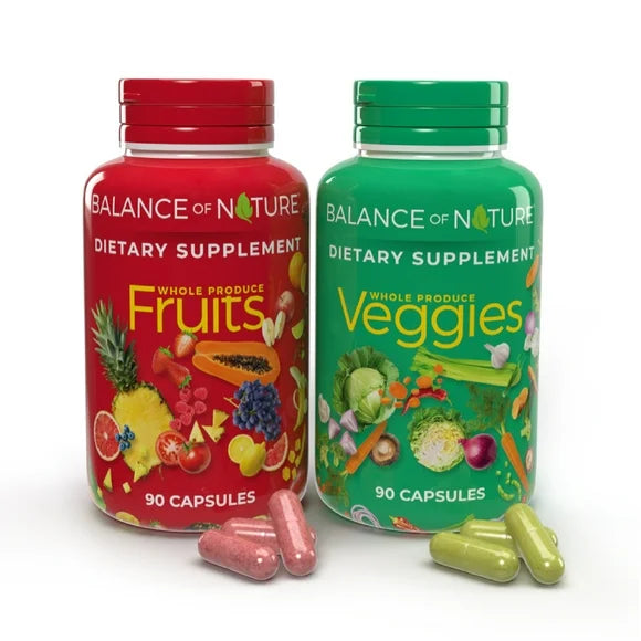 Fruits & Veggies Supplements 90 Fruit Capsules 90 Veggie Capsules F423