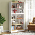 72-inch 6-Tier White Bookcase D55977