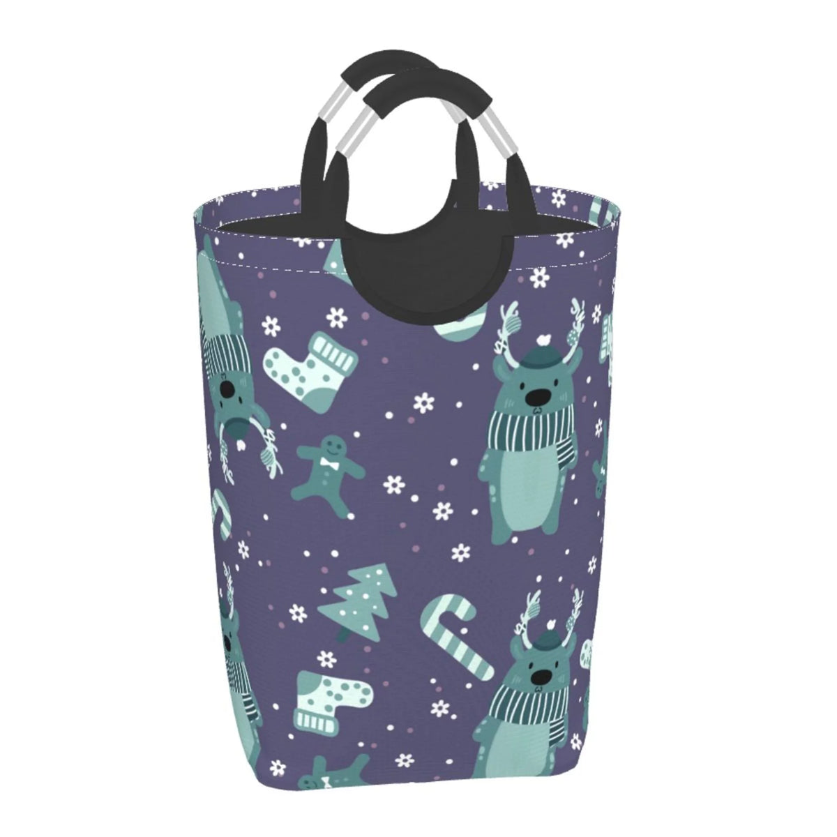 50L Rectangular Laundry Hamper with Aluminum Handles G99802