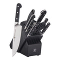 10 Pc Knife Set with Black Rubberwood Block E889127