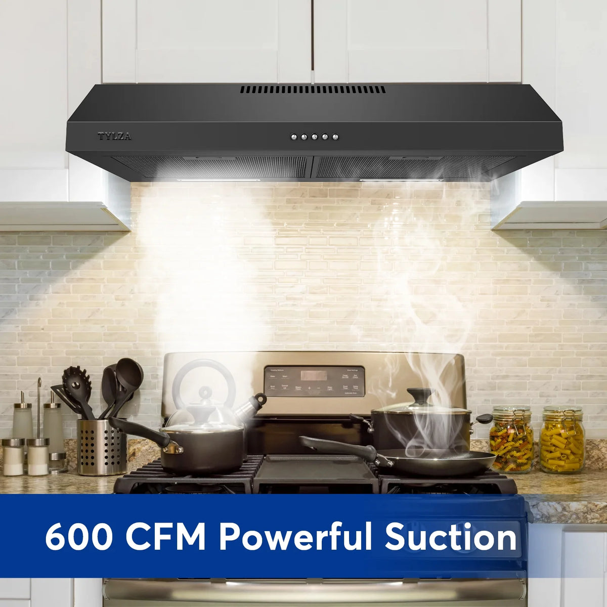 30" 600 CFM Stainless Steel Under Cabinet Range Hood G6863