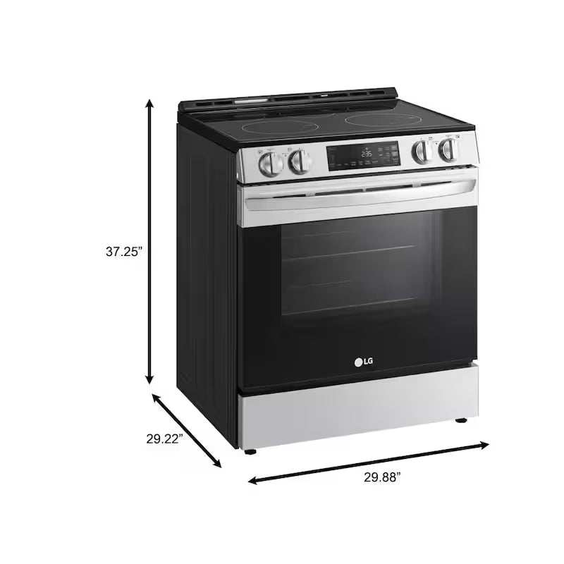 Slide-In Electric Range with 5-Elements in Stainless Steel K357004