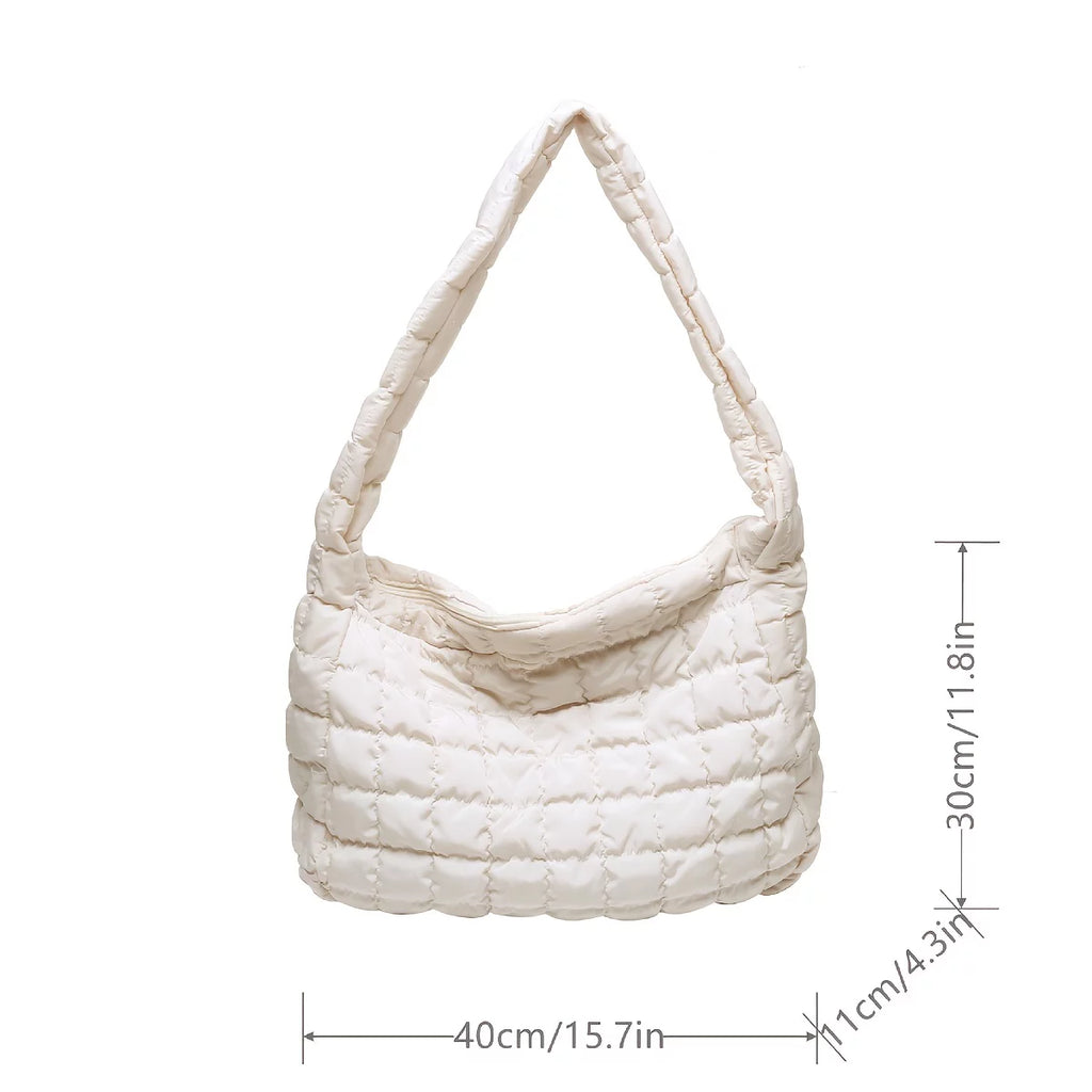 Quilted Cotton Tote Bag V828
