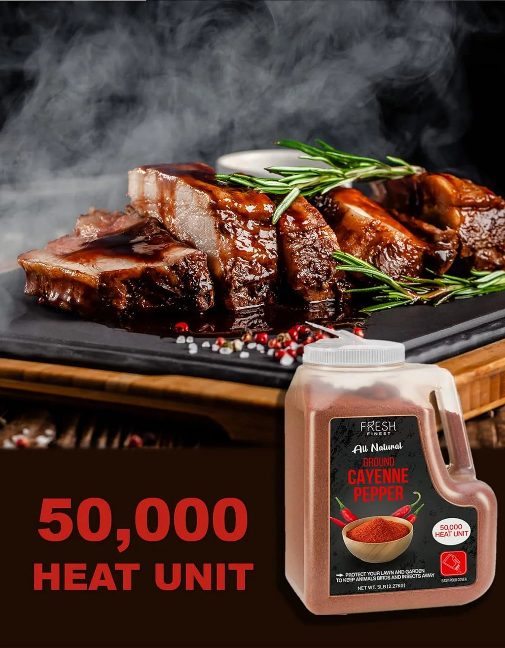 Cayenne Pepper Powder 50,000 SHU 5 Lbs I517