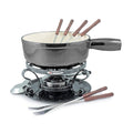 9-Piece Metallic Black Fondue Set M9265