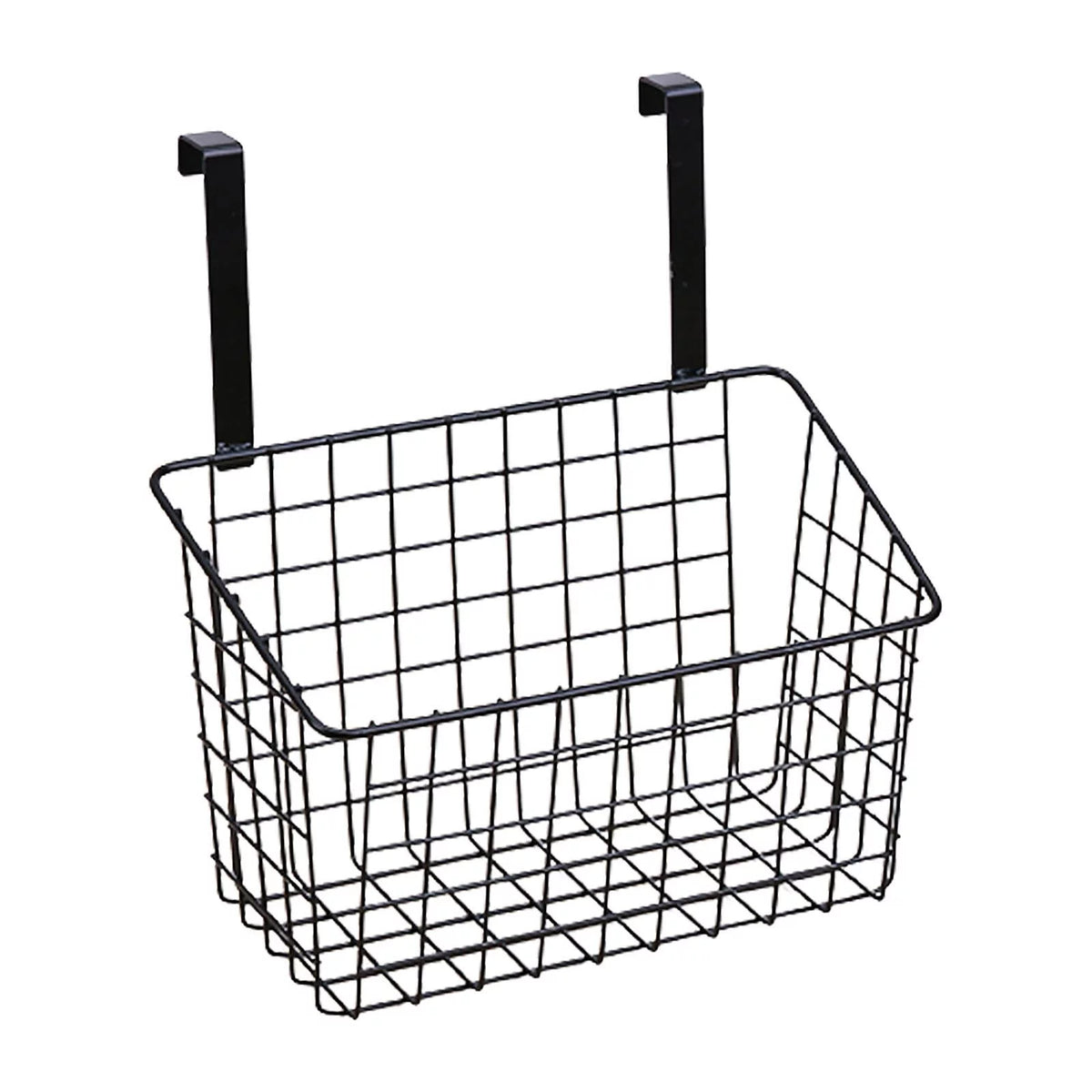 Iron Mesh Shelf Basket Cupboard Cabinet Door Organizer Rack Z375028