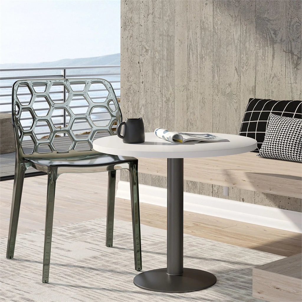 Black Plastic Dining Side Chair S4727