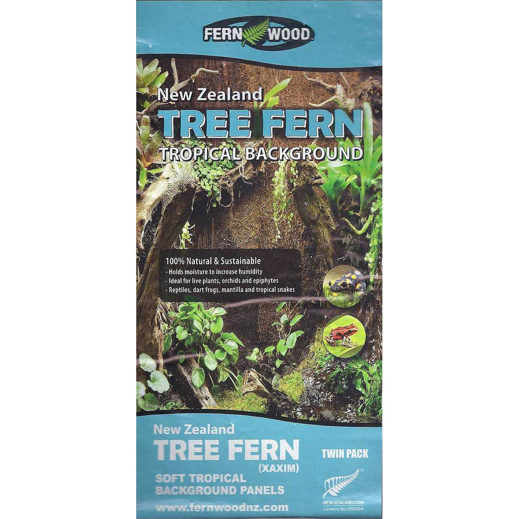 Fern Wood New Zealand Tree Fern Tropical Background Panel Twin Pack Y405