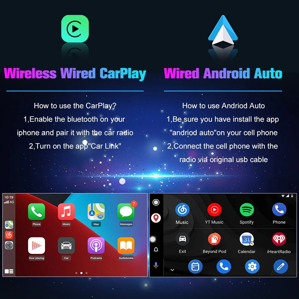 Android 12 32GB Car Stereo with 10 Inch Touch Screen J24781