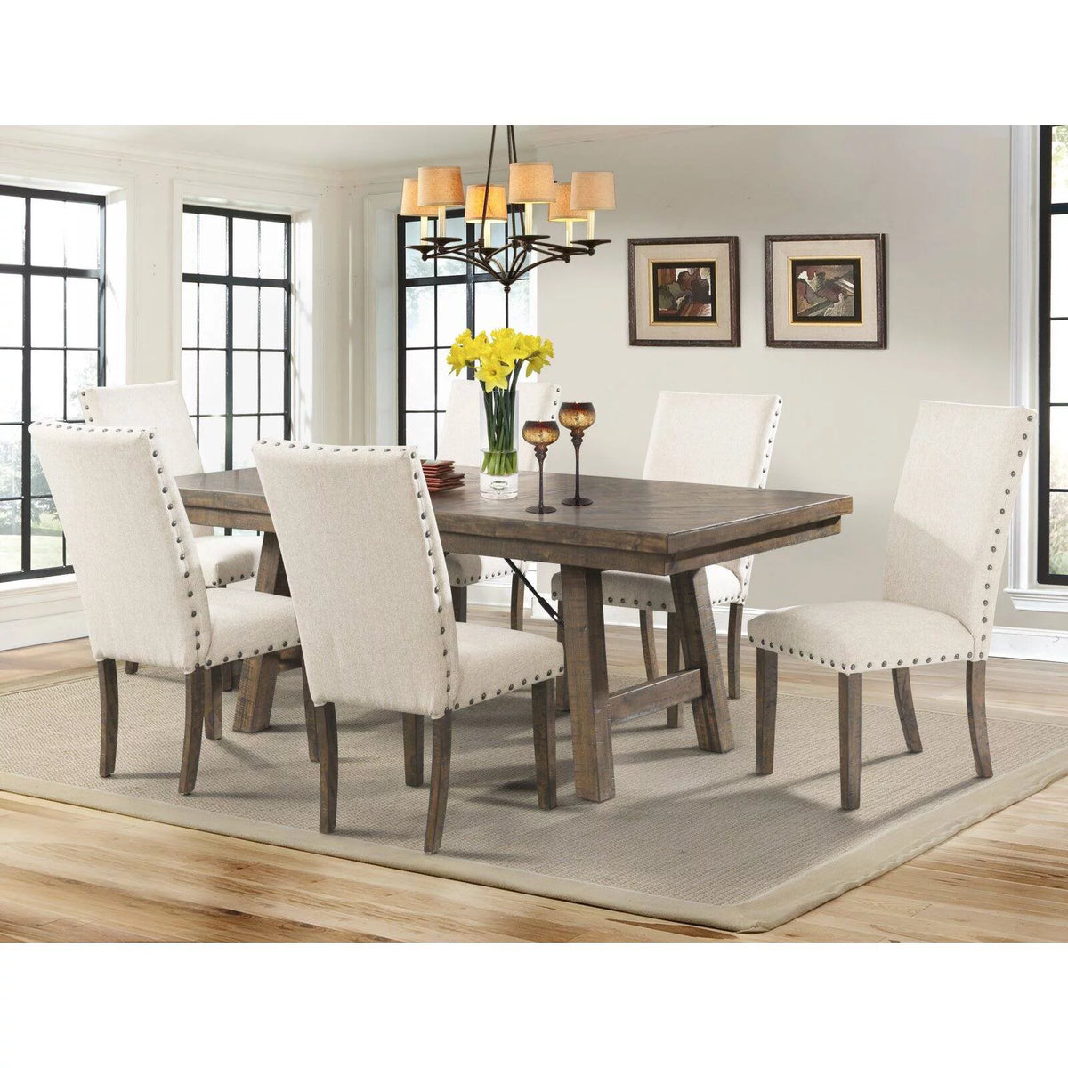 Smokey Walnut Dining Table K706