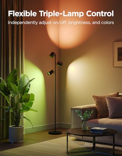 Tree Floor Lamp with 3 Rotatable Lights L543998