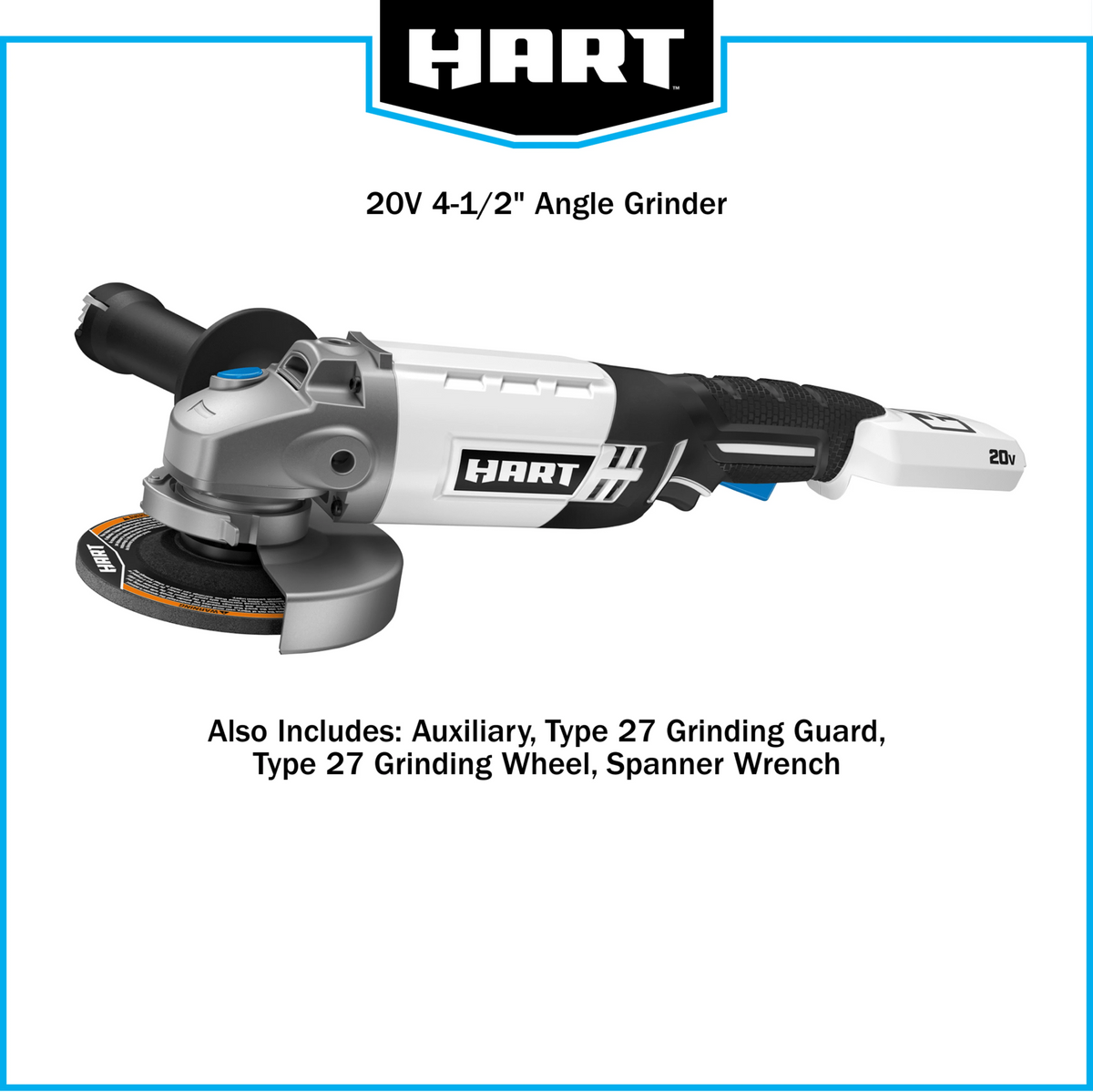 Cordless 4 1/2-inch Angle Grinder Kit with 4.0Ah Lithium-Ion Battery J179
