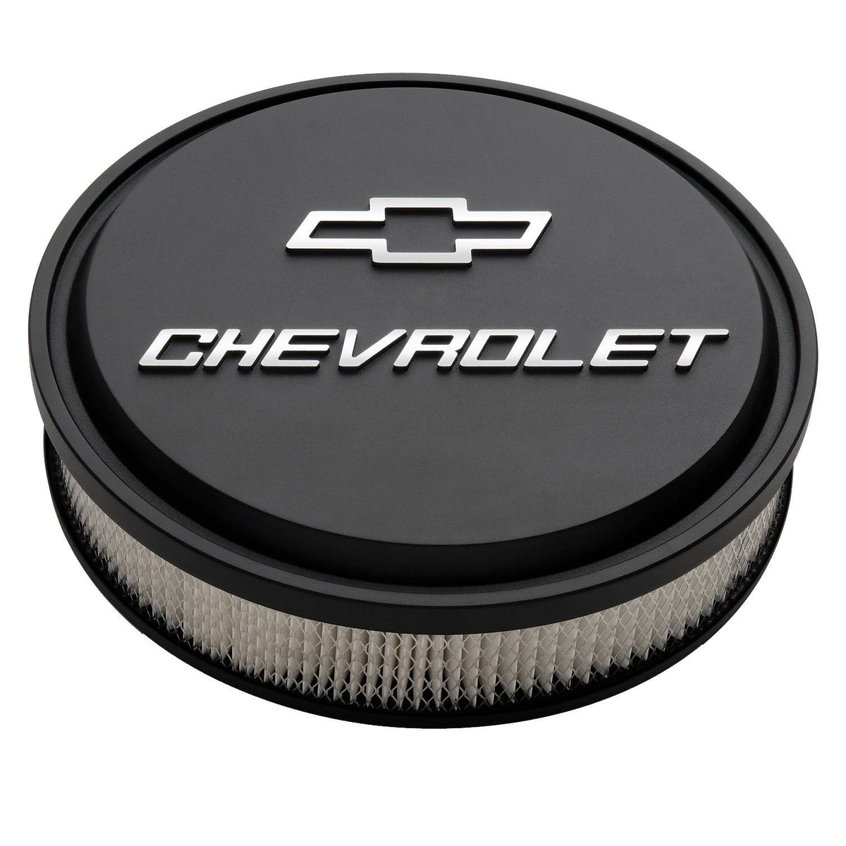 Slant Edge Bowtie Air Cleaner Black Crinkle F305