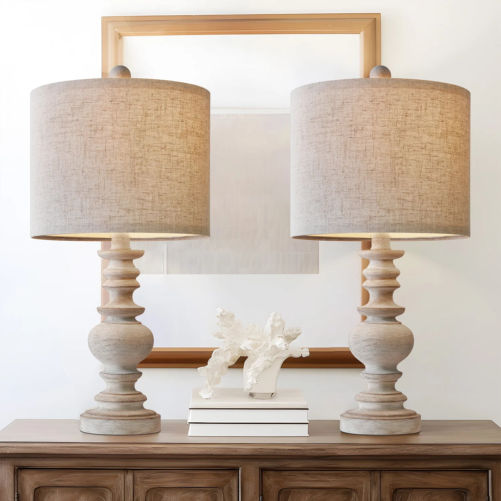 20" Resin Table Lamps Set of 2 T108