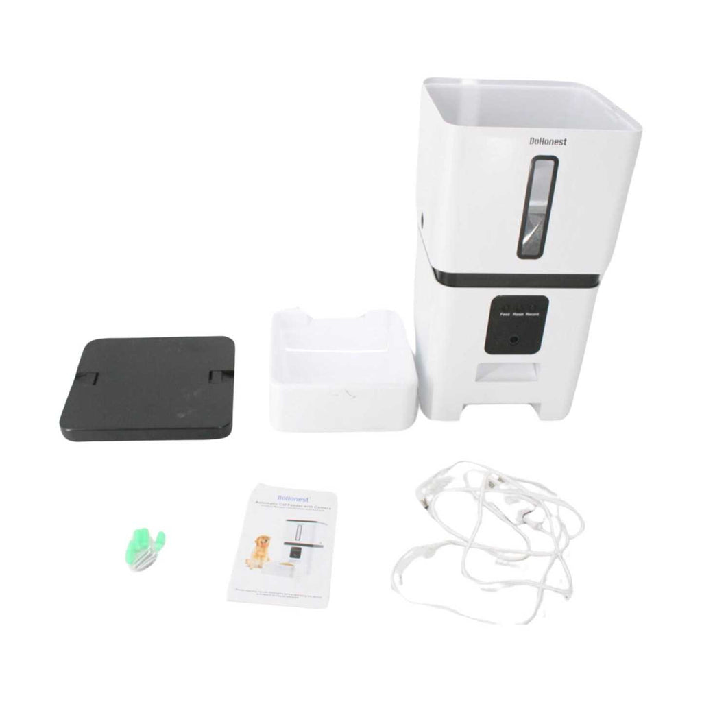 Automatic Dog Feeder with Camera 8L Smart Cat Food Dispenser Q94771