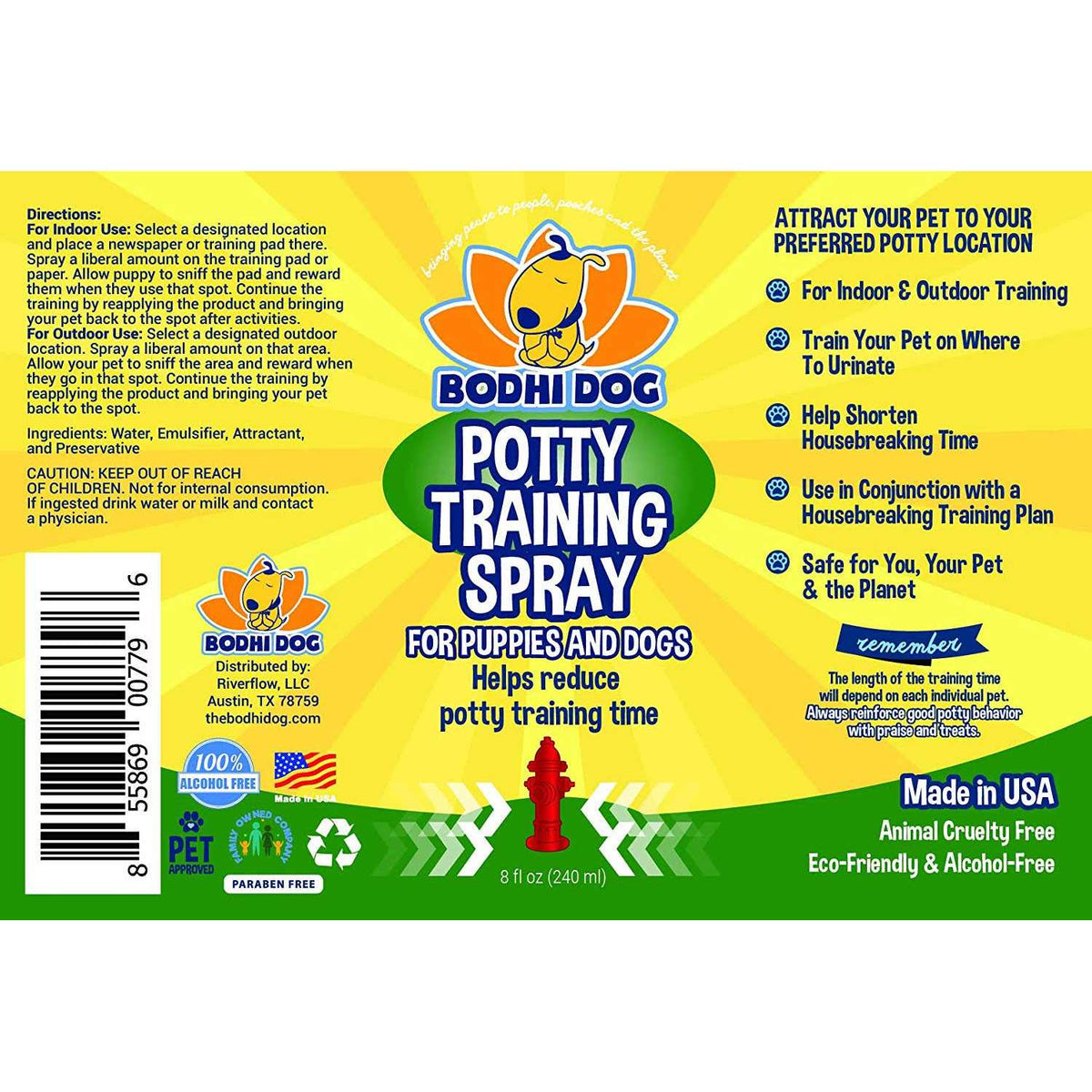 Indoor Outdoor Potty Training Spray for Dogs & Puppies E410619