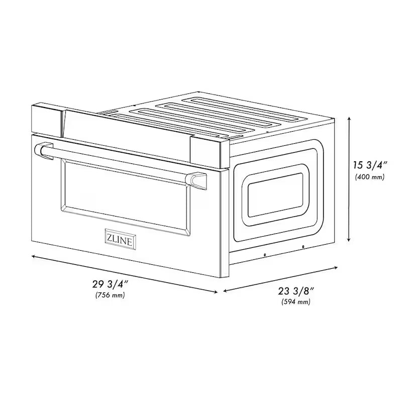 Built-In Microwave Drawer in Stainless Steel R309