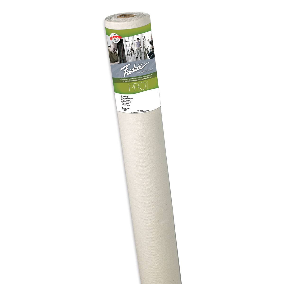 52 in. x 6 Yards Acrylic Primed Linen Canvas Roll A5181